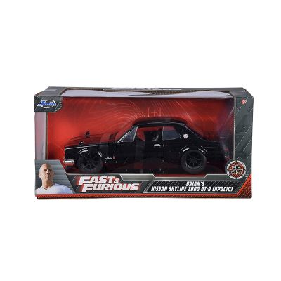 Метален автомобил Brian's Nissan Skyline 2000 GT-R Fast & Furious 1:24 Jada Toys 253203004
