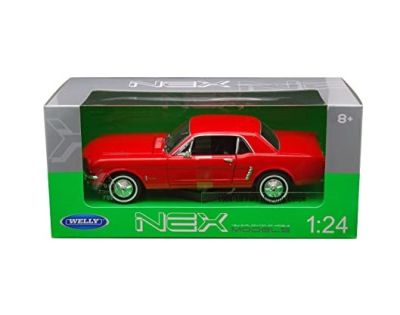 Welly Метална количка Ford Mustang Coupe 1964 1:24