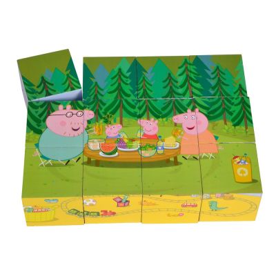 Дървени кубчета Peppa Pig Simba 109265708