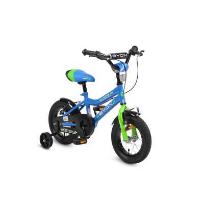Детски велосипед Byox Racing със спомагателни колела 12" 