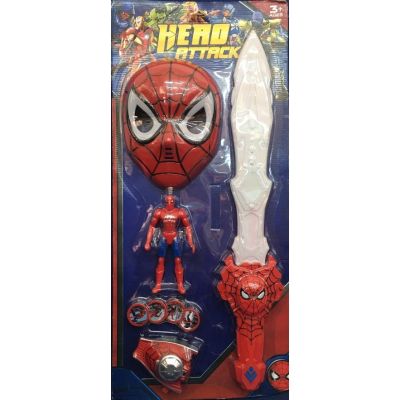 Комплект меч с изстрелвачка Hero Attack Spiderman