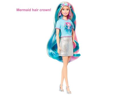 Кукла Barbie Блестяща дълга коса Fantasy Hair Doll GHN04