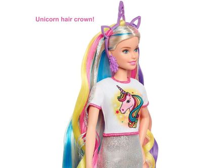 Кукла Barbie Блестяща дълга коса Fantasy Hair Doll GHN04