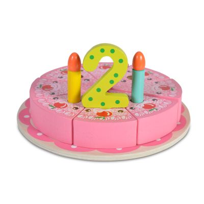 Дървена торта Happy Birthday - 4223N Moni Toys  
