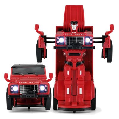 Transformer джип Land Rover Defender със светлини Rastar 1:32 RED