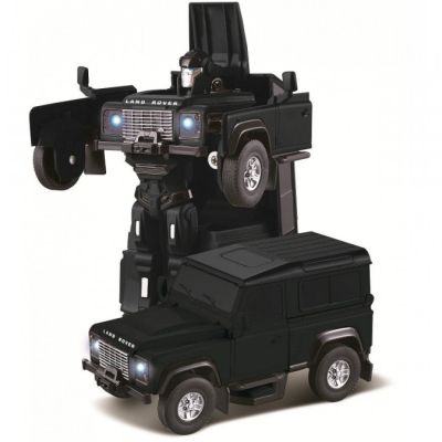 Transformer джип Land Rover Defender със светлини Rastar 1:32 BLACK
