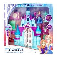 Детски замък с принцеса от Леденото кралство