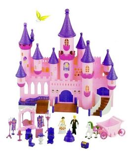 Детски замък с куклички и обзавеждане