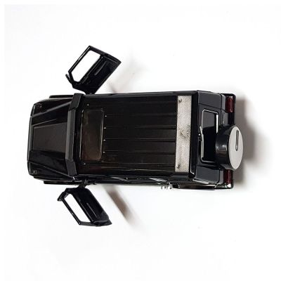 Метален джип със звук и светлини Mercedes G- Class, black 1/24