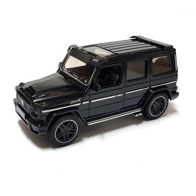Метален джип със звук и светлини Mercedes G- Class, black 1/24
