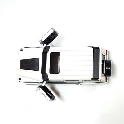 Метален джип със звук и светлини Mercedes G- Class, бял 1/24