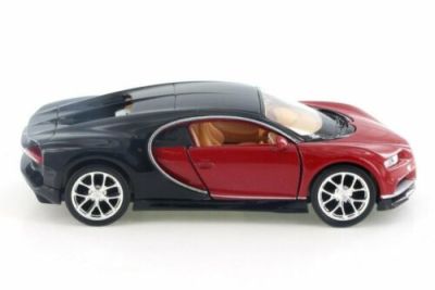 Метална количка Bugatti Chiron red 1:34-39 - Welly 