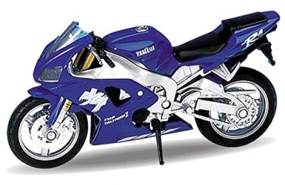 Мотор YAMAHA 1999 YZF-R1 Welly мотоциклет 1:18