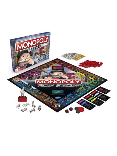 Занимателна игра Монополи - За неумеещите да губят MONOPOLY For Sore Losers Hasbro E9972 