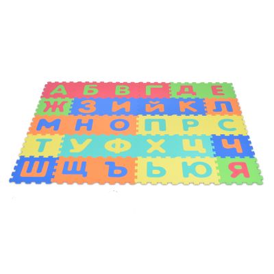 Мек пъзел килим с букви на кирилица (А-Я) 30 ел. - 1002BG/30B3
