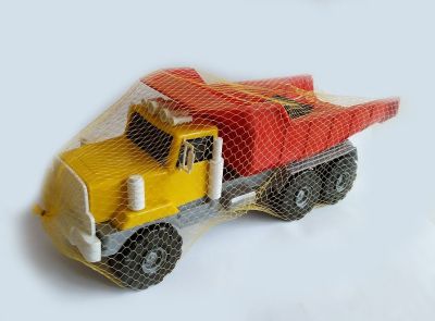 Детски пластмасов камион самосвал с лопатка - 59 см