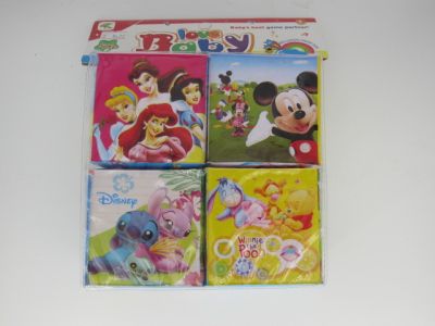 Меки кубчета с картинки комплект 4 броя Disney