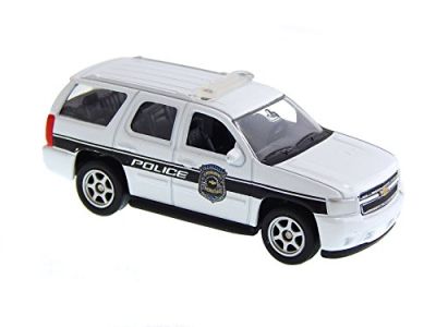 Метална кола Chevrolet Tahoe Police SUV Welly 1:60 