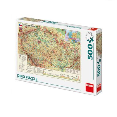 Пъзел Република Чехия – 500 части Dino 502321