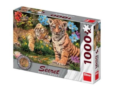 Пъзел малки тигърчета Secret 1000 части Dino 532779