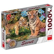 Пъзел малки тигърчета Secret 1000 части Dino 532779