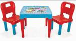 Pilsan Детска маса с две столчета синя 03414