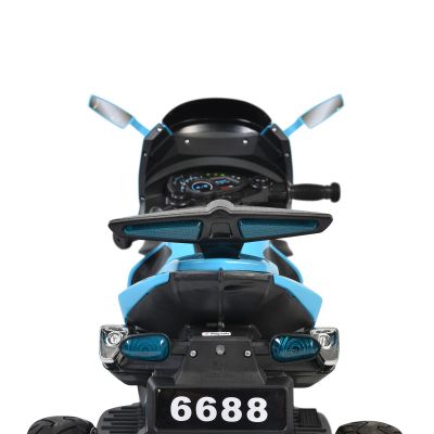 Детски акумулаторен мотор светещ Shadow 6688 бял