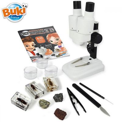 Детски стерео микроскоп 3D Buki BKMR500