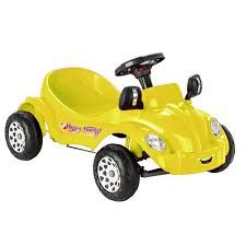Детска кола с педали Happy Herby Pilsan 07303, жълт