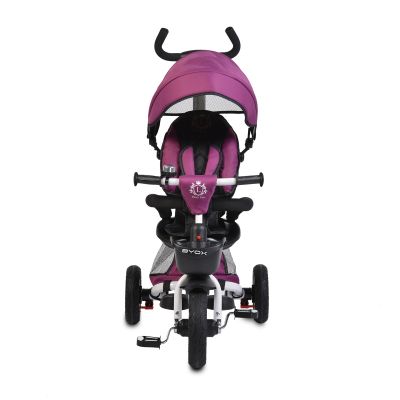 Детска триколка Byox Flexy Lux с меки гуми лилава