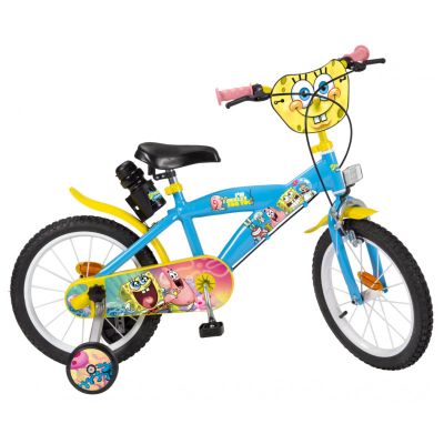 Детски велосипед с помощни колела Sponge Bob 1647 Toimsa 16"