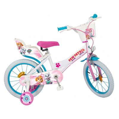 Детски велосипед с помощни колела Paw Patrol Girl 1681 Toimsa 16"