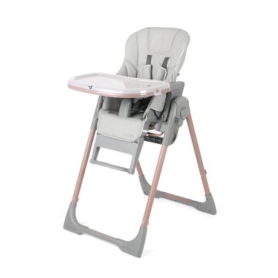 Детски стол за хранене Cangaroo Aspen 2 в 1, сив