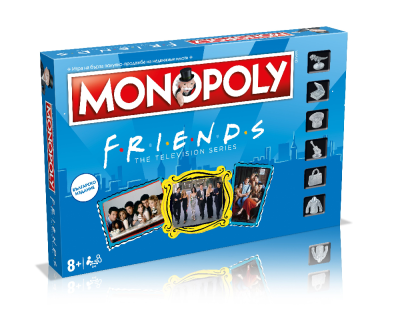 Занимателна игра Приятели българско издание MONOPOLY WM00323