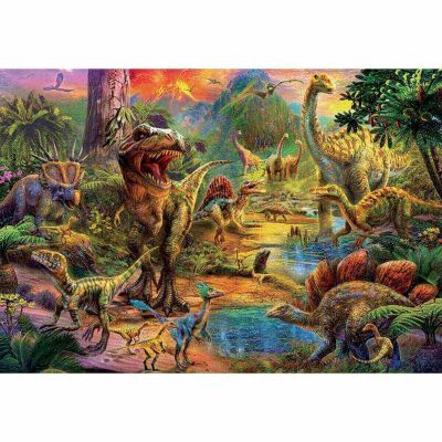 Пъзел Земя на динозаври Educa 1000 части - 17655