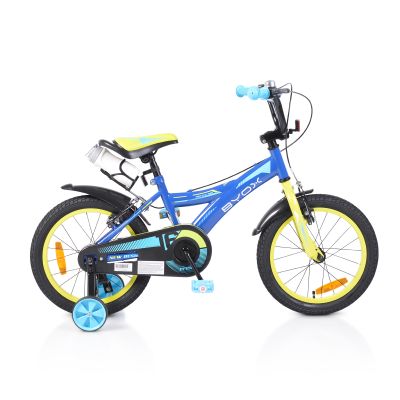 Детски велосипед Byox със спомагателни колела 16" Devil BLUE 2