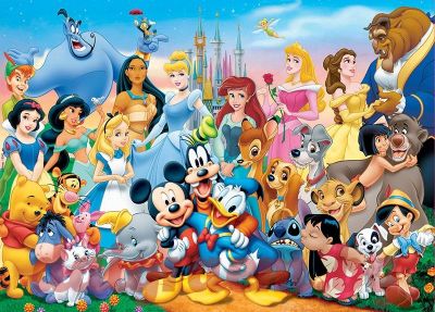 Пъзел Disney Дървен пъзел Чудният свят на Дисни 100 части Educa 12002