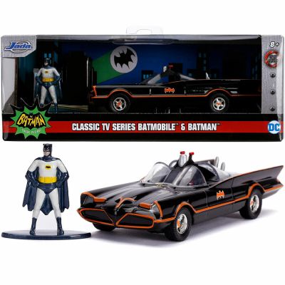Метален автомобил Batmobile&Batman 1966 Classic TV Series 1/32
