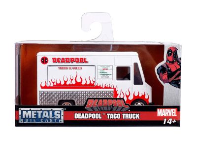 Метален автомобил Камион за храна Jada Deadpool Marvel  1:32