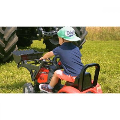 Детски трактор товарач с ремарке и педали Falk f961AM