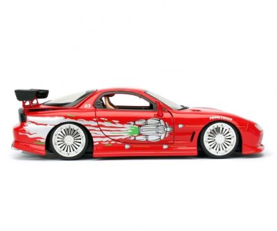 Метален автомобил Fast & Furious 1993 Mazda RX-7 1:24 Jada Toys