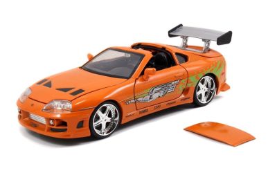 Метален автомобил Fast & Furious Brian's Toyota Supra 1:24 Jada Toys 253205001