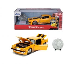 Метален автомобил Transformers 1977 Chevy Camaro Bumblebee 1:24  253115001  Jada Toys