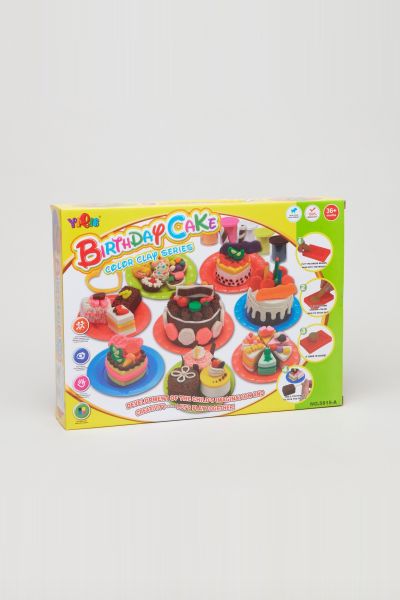 Комплект моделин с формички Торти за рожден ден