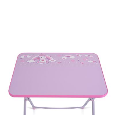Детска сгъваема маса със стол Nika UNICORN