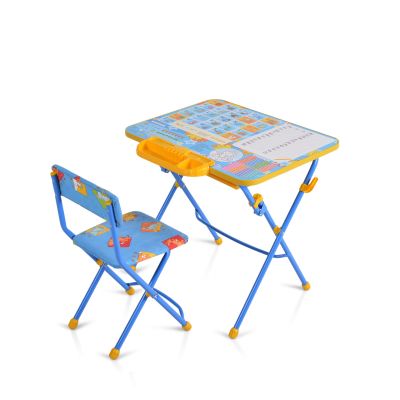 Детска сгъваема маса със стол Nika KU2P - E/PO