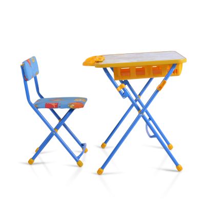 Детска сгъваема маса със стол Nika NATURE KU2P - E/HVZ