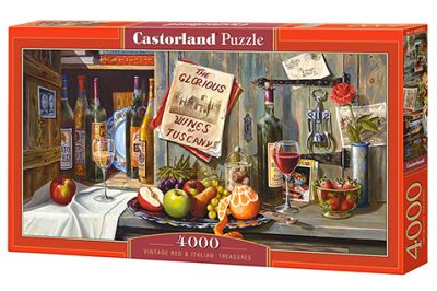 Пъзел Vintage Red & Italian Treasures 4000 части Castorland 400324