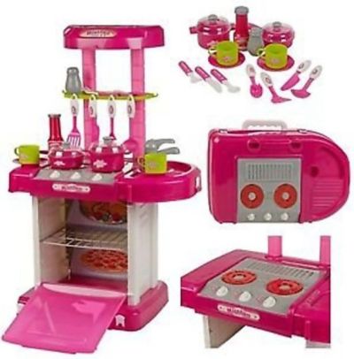 Buba My Kitchen детска музикална кухня розова