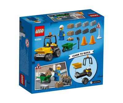 Конструктор LEGO CITY Камион за пътни ремонти 60284 